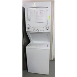 GE UNITIZED SPACE MAKER WASHER & ELECTRIC DRYER.