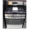 Image 1 : GE 30" FREE STANDING STEAM CLEAN GAS RANGE.