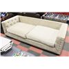 Image 1 : SHOWHOME FABRIC / NAILHEAD 94" SOFA