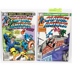 2 CAPTAIN AMERICA COLLECTOR COMICS ISSUES 261 &