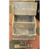 Image 2 : RUSTIC SOLID WOOD VEGETABLE BIN, 18.5"X26"X24.5".