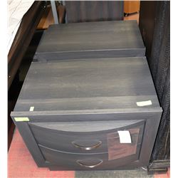 PAIR OF SHOWHOME 2 DRAWER NIGHTSTANDS
