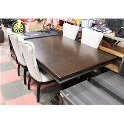 SHOWHOME TABLE (42"X76"X30") W/ 20" LEAF & 4