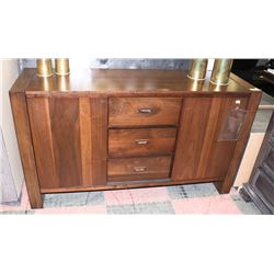 SHOWHOME WOOD TONE SIDEBOARD 59.5"X18"X34"H