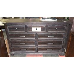 SHOWHOME 9 DRAWER DRESSER 64"X18"X40"H