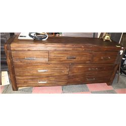 SHOWHOME 7 DRAWER DRESSER 74"X19"X31"H