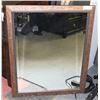 Image 1 : WOOD TONE FRAMED MIRROR