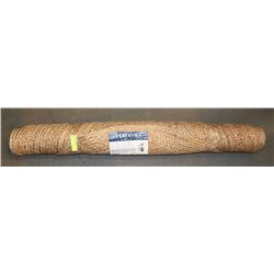 NEW JUTE OVAL AREA RUG, 4 X 6