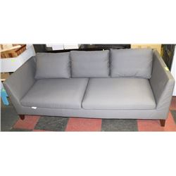 GREY FABRIC 83" SOFA . FURNITURE