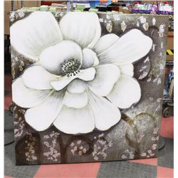 LARGE CANVAS ORIGINAL FLORAL OIL PAINTING BY