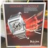 Image 1 : 29"X23" BULOVA STORE DISPLAY IN FRAME