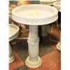 Image 1 : CONCRETE 2 PIECE BIRD BATH 16" X 23"