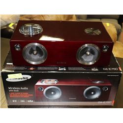SAMSUNG VACUUM TUBE WIRELESS AUDIO DOCK W/ REMOTE