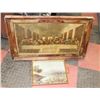 Image 1 : ESTATE FRAMED LAST SUPPER SOLD WITH PICTURE TRAY