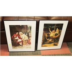 PAIR OF ESTATE PICTURES