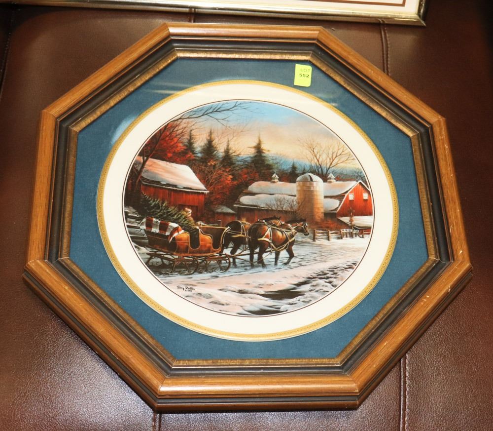 COMING HOME BY TERRY REDLIN COLLECTOR PLATE