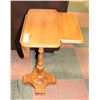 Image 1 : HARDWOOD BUTTERFLY TABLE, 18.5"X21.5"X24"