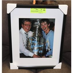 VOICE OF THE EDMONTON OILERS ROD PHILLIPS SIGNED