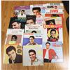 Image 1 : LOT OF 14 COLLECTOR GRADE ELVIS 45 RECORDS IN