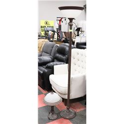 MATCHING SET OF FLOOR AND TABLE LAMPS