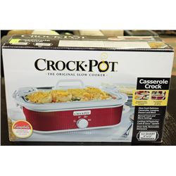 CROCK-POT CASSEROLE CROCK SLOW COOKER,
