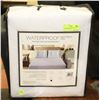 Image 1 : WATERPROOF MICROFIBER QUEEN SIZE MATTRESS PAD