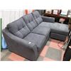 Image 1 : NEW DARK GREY 82" FABRIC SECTIONAL