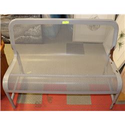 GREY STEEL 4FT BENCH