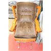 Image 1 : SOLID OAK GLIDER ROCKER. FURNITURE
