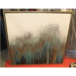 SHOWHOME FRAMED CANVAS PICTURE DAMAGED FRAME