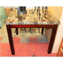 FAUX MARBLE BAR TABLE