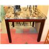 Image 1 : FAUX MARBLE BAR TABLE