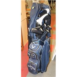 SET OF CALLAWAY MENS GOLF CLUBS WITH BAG