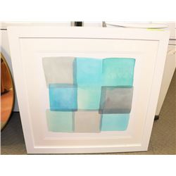 SHOWHOME WHITE FRAMED PICTURE