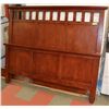 Image 1 : PALLISER WOOD QUEEN SIZE HEADBOARD & FOOTBOARD