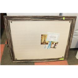 FRAMED PINNED BOARD