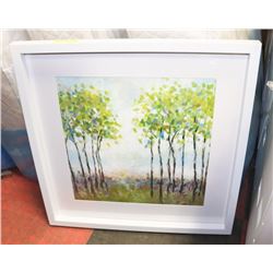 WHITE FRAMED SHOWHOME TREE PICTURE
