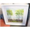 Image 1 : WHITE FRAMED SHOWHOME TREE PICTURE