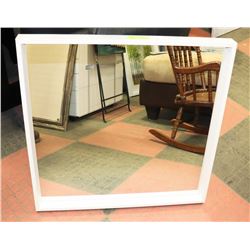 WHITE FRAMED SHOWHOME MIRROR