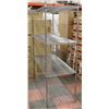Image 1 : 4 SHELF METAL SHELF 60W X 25D