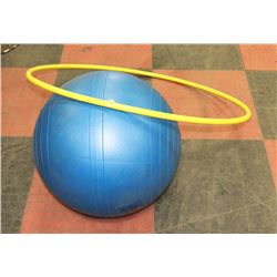 HULA HOOP SOLD WITH YOGA BALL