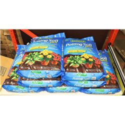 LOT OF 7 BAGS SCHULTZ POTTING SOIL PLUS, 18 LITRE