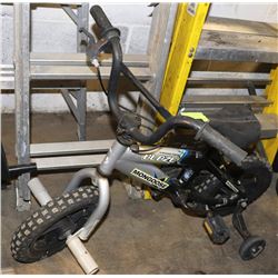 BLAZE MONGOOSE BIKE WITH TRAINING WHEELS 11"TIRES