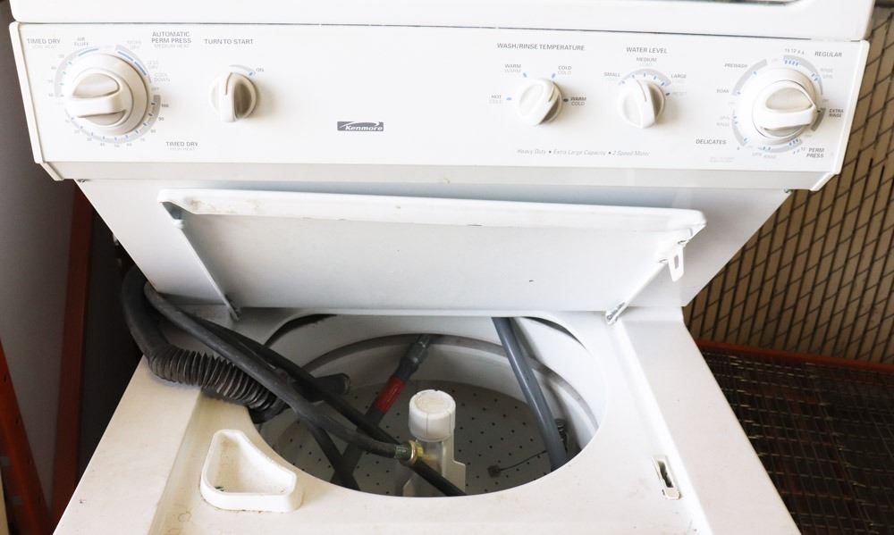 KENMORE STACKING WASHER/DRYER COMBO