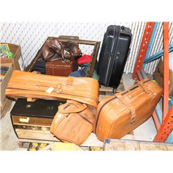 ESTATE PALLET OF ASSORTED ITEMS, INCLUDES SUITCASE