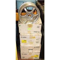 SET OF 4 NEW DUAL BOLT PATTERN MAG WHEELS