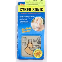 CYBER SONIC HEARING AID WITH BATTERIES, AMPLIFIES