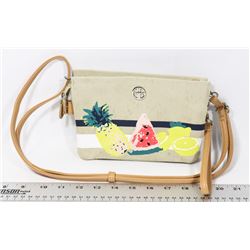 AUTHENTIC GIANI BERNINI LEATHER / CANVAS