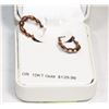 Image 1 : 10KT HOOP EARRINGS.