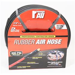 25FT CONTRACTOR RUBBER AIR HOSE FLEXIBLE TO -40C